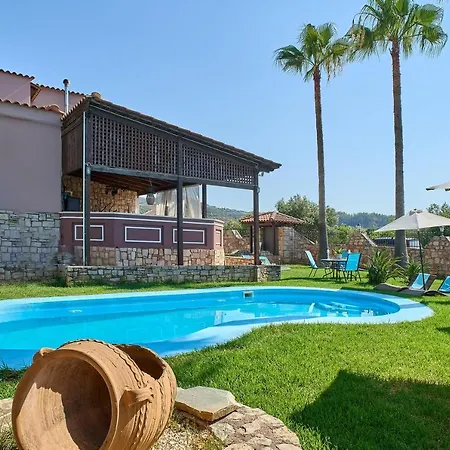 Villa Miloniana Private Pool, Jacuzzi And Gym Вилла